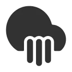 Cloud Rain SVG Icon